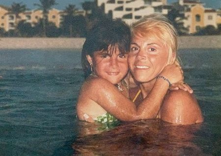 Giannina Maradona's mom.