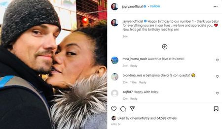 Jay Ryan e sua parceira Dianna Fuemana deram as boas-vindas ao primeiro filho juntos em março de 2013.