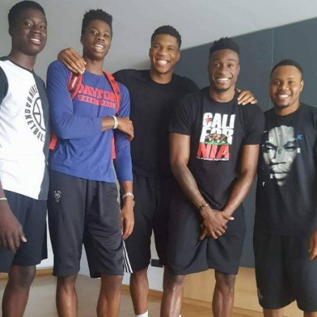 Francis Antetokounmpo tem 4 irmãos