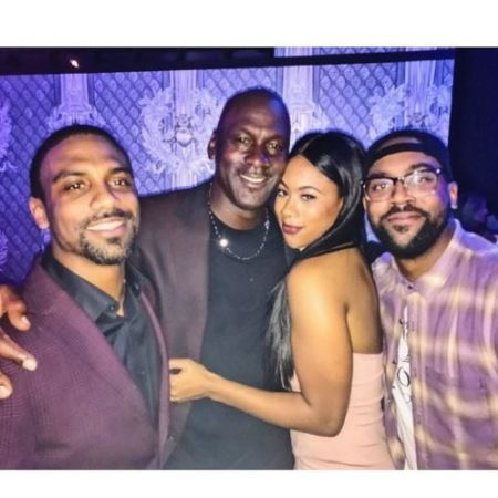 Yvette Prieto's Spouse Michael Jordan With his children Jeffrey, Jasmine, and Marcus