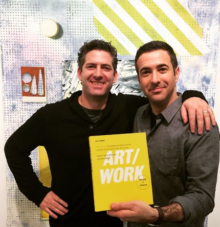 Ari Melber's brother Jonathan Melber promoting Jonathan new book Art/Work