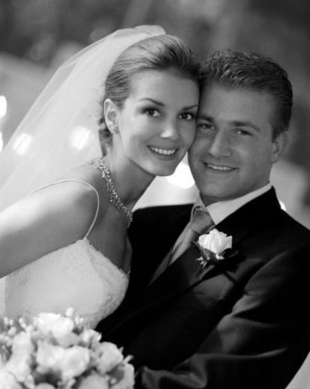   L'ex vincitore del PGA Tour Greg Norman's wife Kirsten Kutner with her ex-husband Neal Kutner