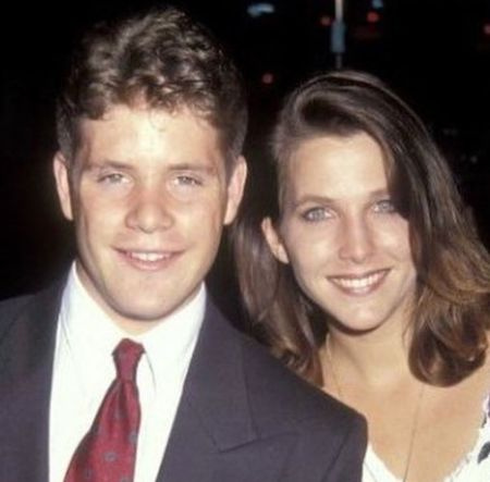   Chrstine Harrell, nativa de Indiana, Miss Indiana 1984 con su esposo y actor, Sean Astin.