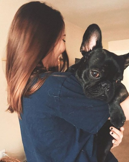 Madelyn Cline's puppy Pepé Vincent Le Deery