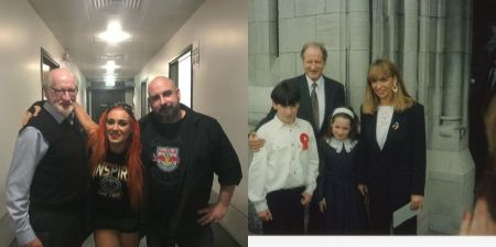 Gonzo de Mondo con su familia