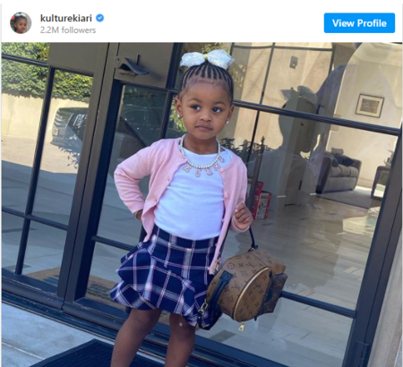 Cardi B e Offset's daughter, Kulture Kiara Cephus is an Instagram star
