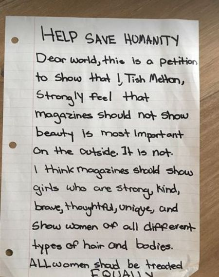 glennon doyle's daughter, Tish Melton's petition note.