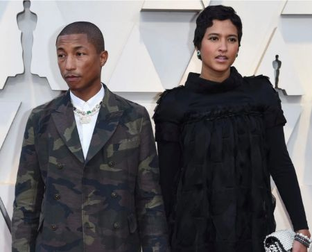 Pharrell Williams e la sua compagna, Helen