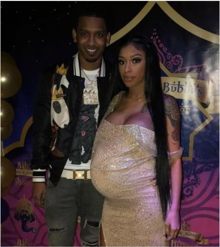Amarie Burgos enceinte avec son petit ami Bubba