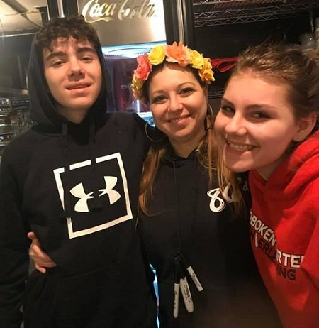   Maria Riccio's kids.