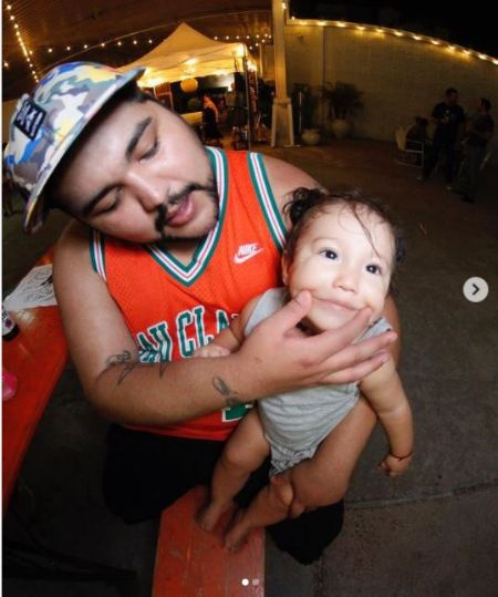 Savani Quintanilla es padre de un hijo