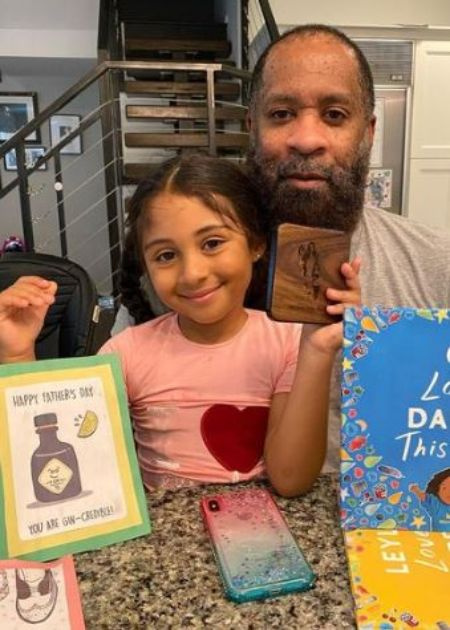   Patti La Belle's manager and his son, Zuri Kye Edwards with her daughter Leyla.