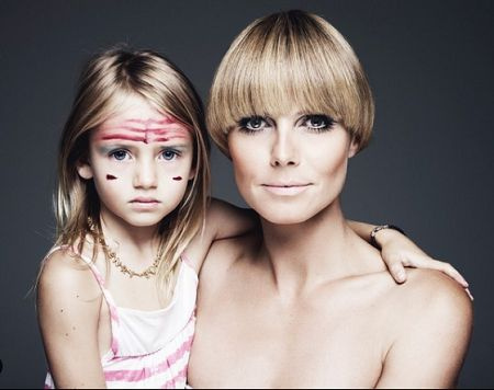 La hija de Heidi Klum, Leni.
