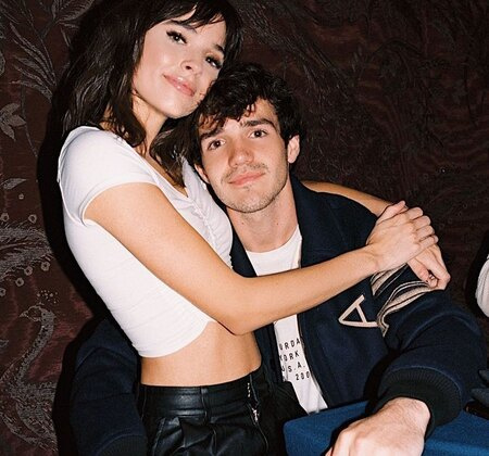   Aaron Carpenter con sua moglie Connar Franklin