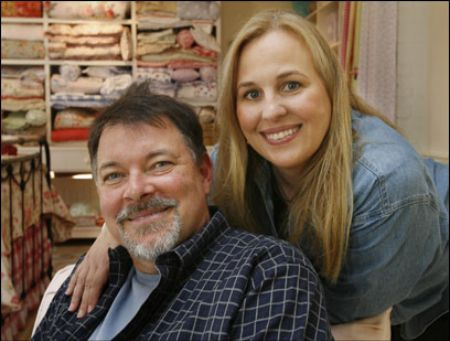 Star Trek Generations-Schauspieler Jonathan Frakes und seine Frau Genie Francis.