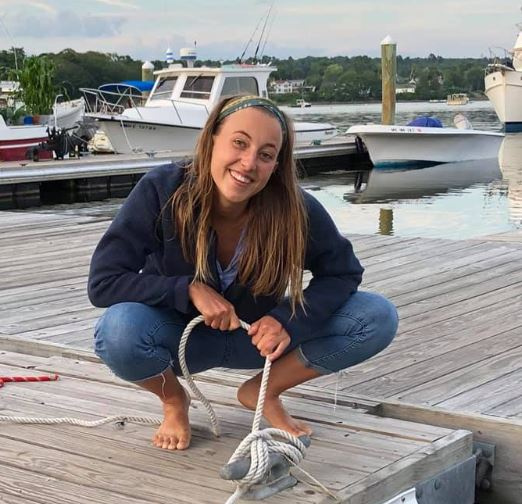 Theaterstück Maz and Bricks-Schauspielerin und Genie Francis-Tochter Elizabeth Francis Frakes.