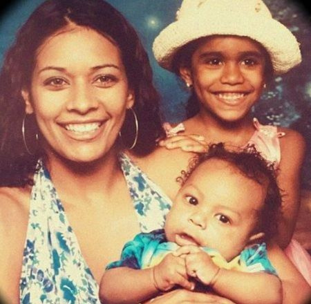 Mike Tyson's ex-girlfriend, Sol Xochitl with her son, Miguel Leon