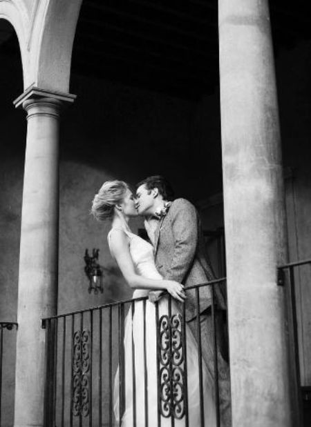   Rosie Carolyn Kress' parents during their wedding 