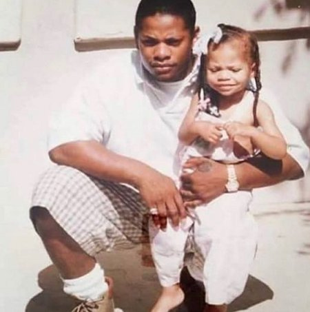 Irlanda's dad passed away at the age of four.