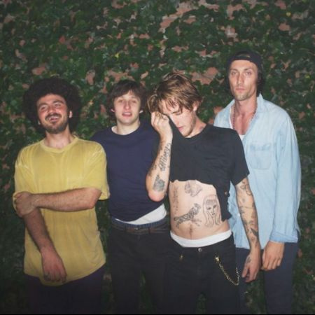 Los miembros de la banda Dough Rollers