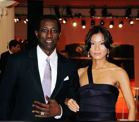 Los padres de Akhenetan Kihwa T, Wesley Snipes y Nakyung Park
