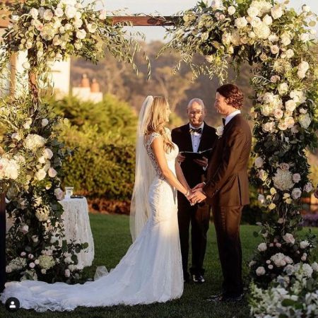   Amy Crawford e suo marito Gerrit Cole Matrimonio