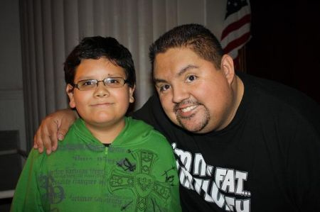 Gabriel Iglesias with his son Frankie Iglesias