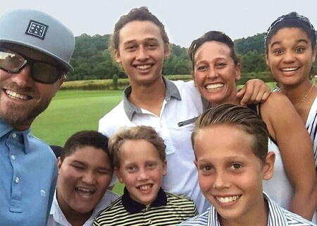   Moses McKeehan con la sua famiglia