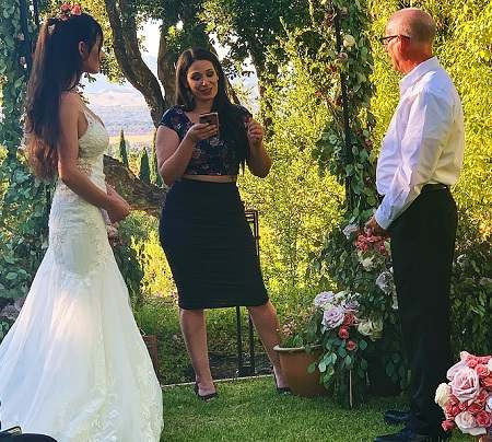   Kristina Basham e il matrimonio del marito Scott Adams.