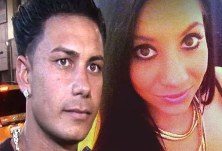 Elenco de la serie de telerrealidad de MTV Pauly D y la anfitriona VIP, Amanda Markert.