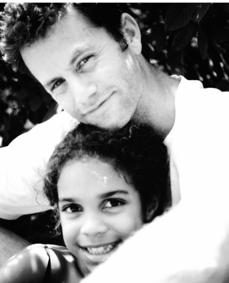   Isabella Cameron con suo padre