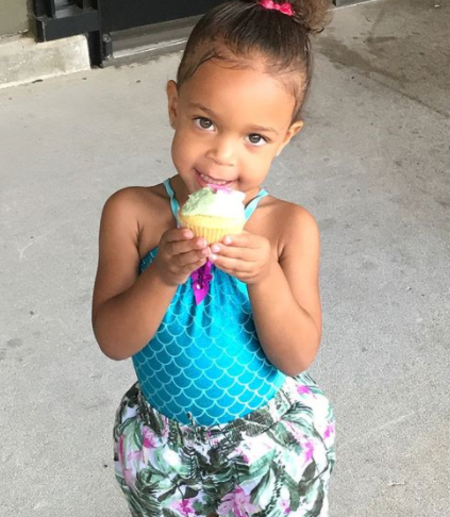   Ludacris e sua moglie Eudoxie's daughter, Cadence Gaelle Bridges