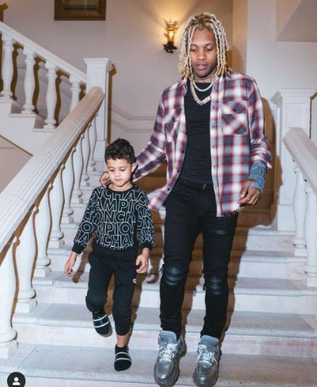 Angelo Banks avec son père Lil Durk