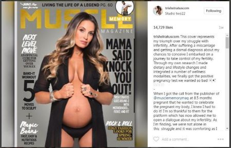 Trish Stratus fala sobre sua gravidez com a revista Muscle Memory