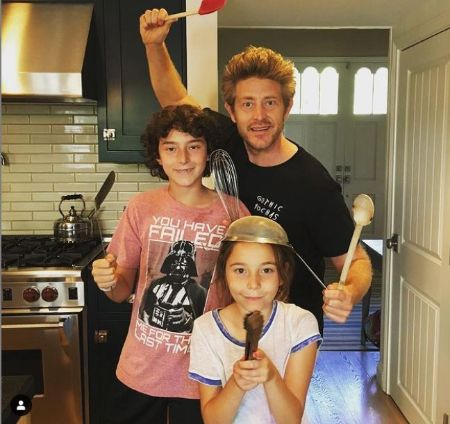   Jason Nash con i suoi figli