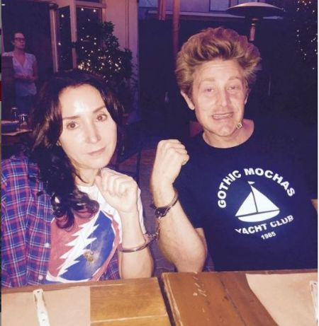   Marney Hochman con il suo ex marito Jason Nash