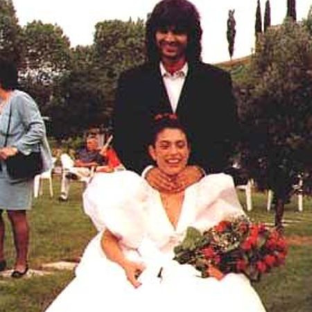  Enrica Cenzatti y Andrea Bocelli en su boda