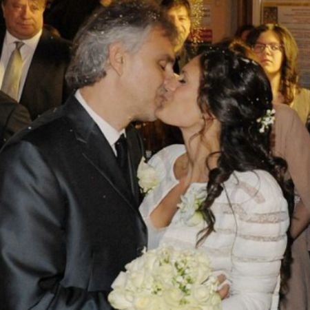   Andrea Bocelli y su segunda esposa Veronica Berti