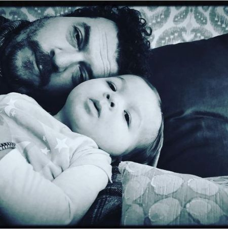 Gia Ruiz's Husband Danny With Their Daughter Ava McBride