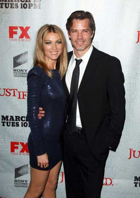Alexis Knief y su esposo Timothy Olyphant se casaron en 1991