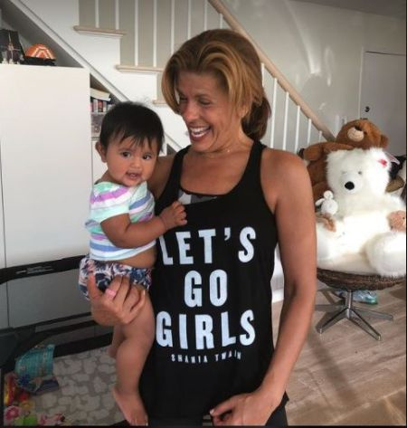   La conduttrice di NBC Today, Hoda Kotb con sua figlia, Haley Joy Kotb.