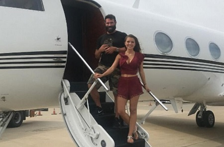 Sofia Bevarly e o ex-namorado Dan Bilzerian.