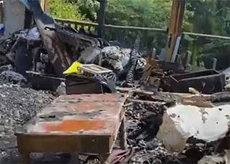 Rachael Ray's fire-destroyed house