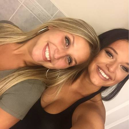 dinoguilmette's daughter, Mia (left) from his previous relationship