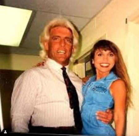  Wendy Barlow con Ric en 1993
