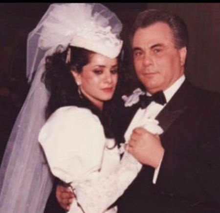 Frank Gotti Agnello's mother, Victoria and his grandfather, John Gotti.