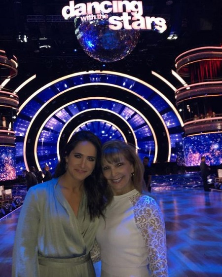   Lauren Shehadi con sua madre sui set di Ballando con le stelle