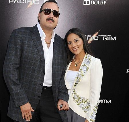   Aneliz Aguilar Alvarez and her spouse Pepe.