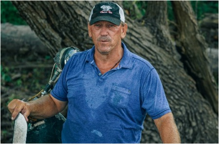   Bernita Landri's husband is a hunter