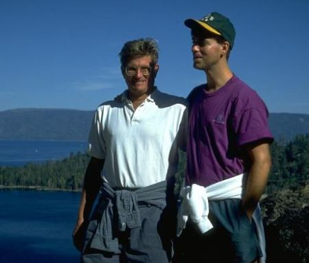   Curtis con il suo defunto compagno, Ricky Smith.